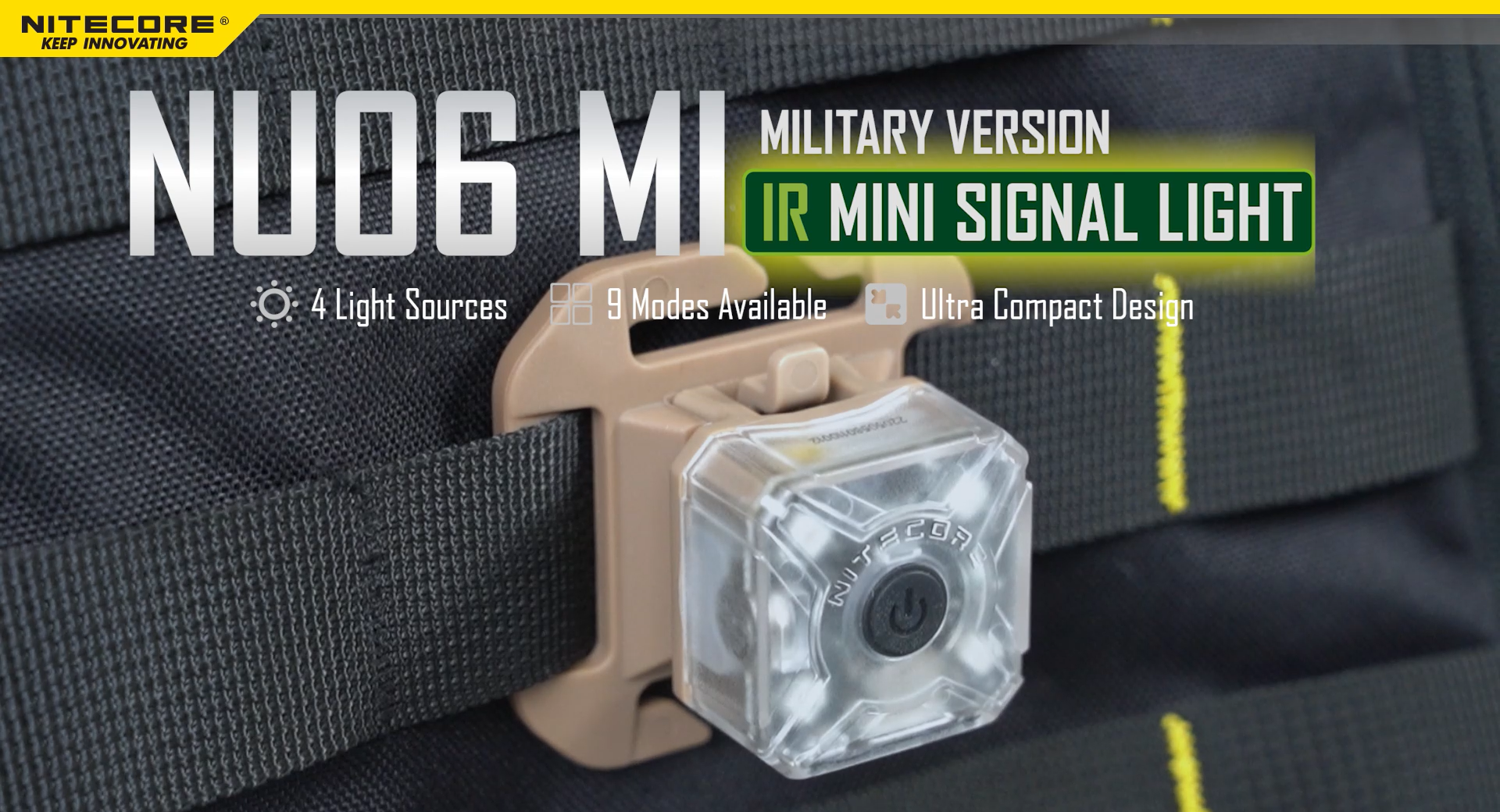 Amazon.com: Nitecore NU06 MI (NU06MI) 4 Light Sources IR Infrared